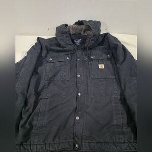 Carhartt Washed Duck Sherpa Lined Relaxed Fit Utility Jacket Size 2XL 0J3826-M